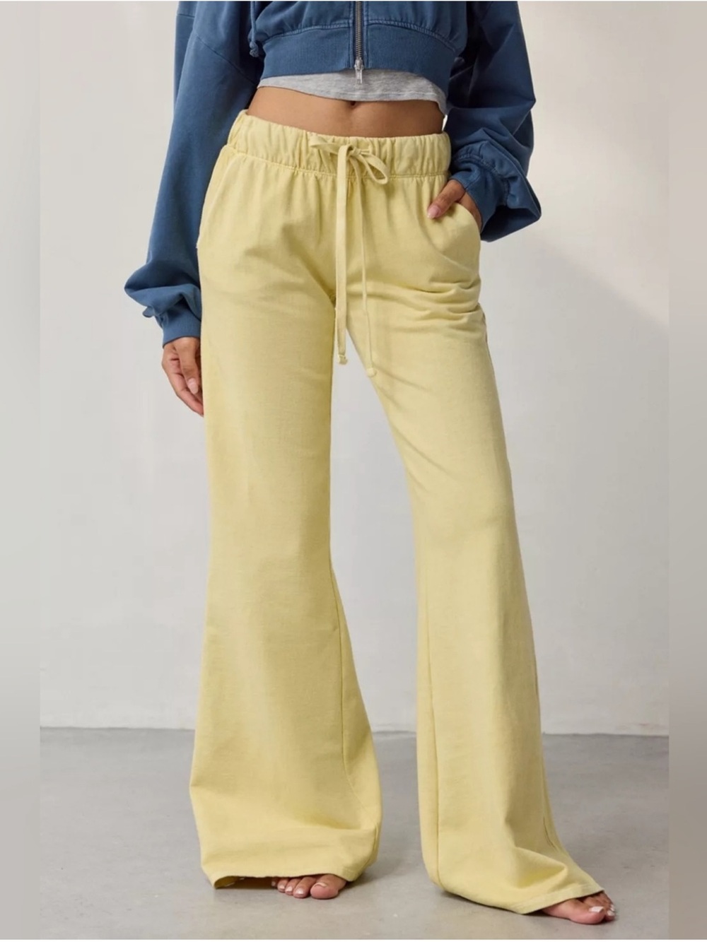 UO Out From Under Lived In Knit Flare Sweatpants